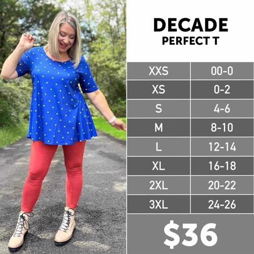 Perfect T Size Chart